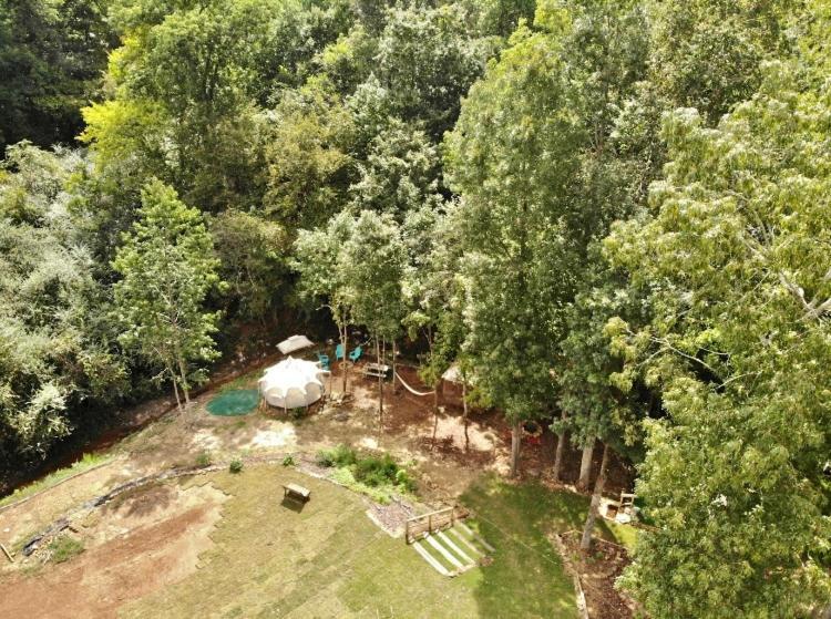 The Aries-A Stargazing, Luxury Glamping Tent Rogersville Eksteriør billede