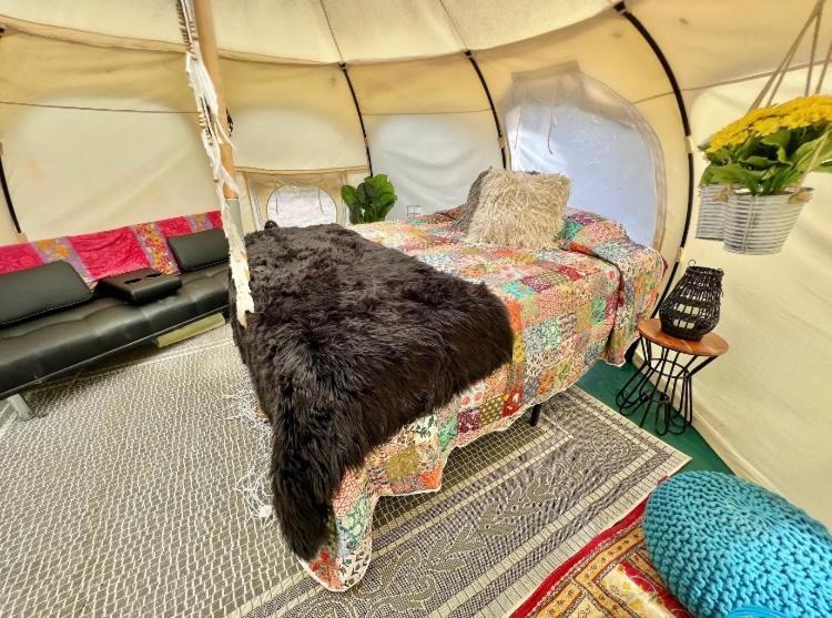 The Aries-A Stargazing, Luxury Glamping Tent Rogersville Eksteriør billede