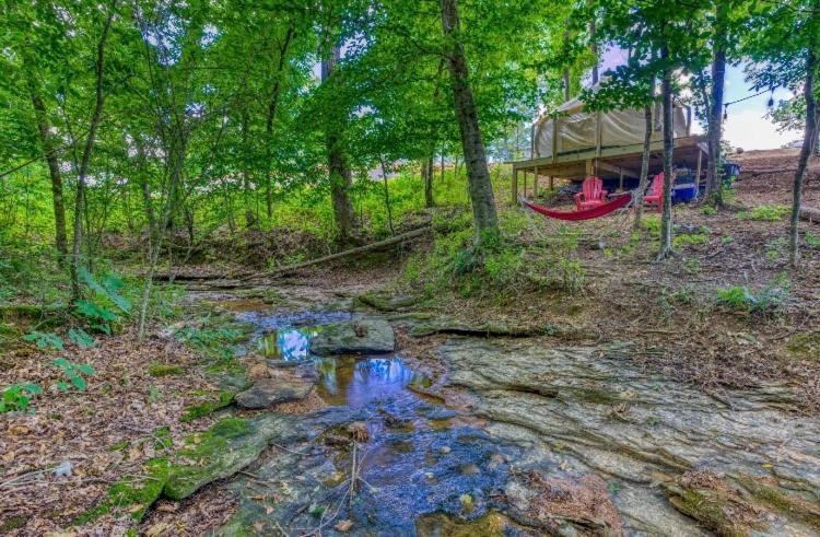 The Aries-A Stargazing, Luxury Glamping Tent Rogersville Eksteriør billede