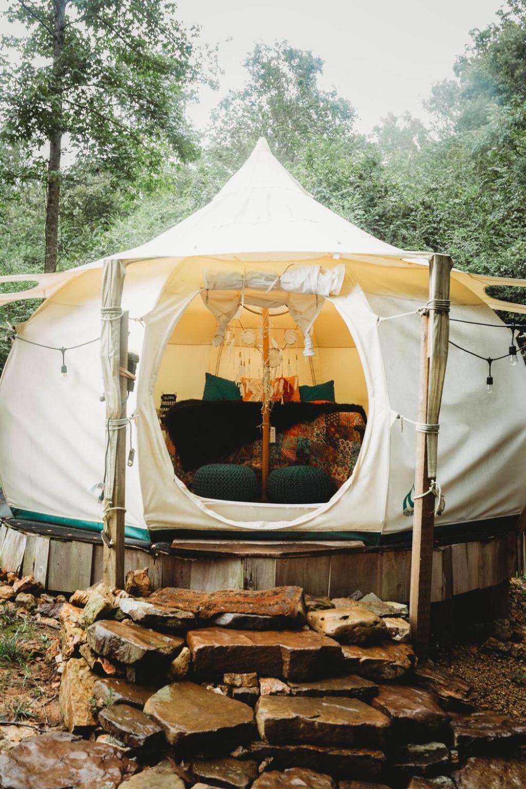 The Aries-A Stargazing, Luxury Glamping Tent Rogersville Eksteriør billede